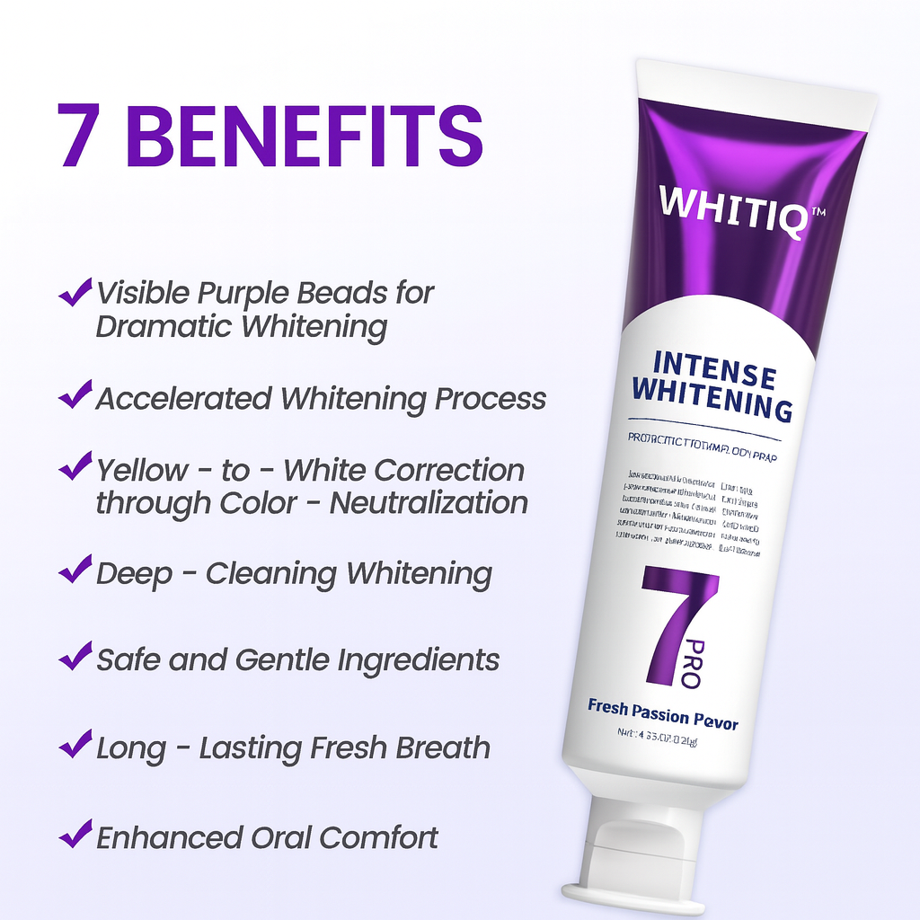 WHITIQ™ Intense Whitening Probiotic Toothpaste