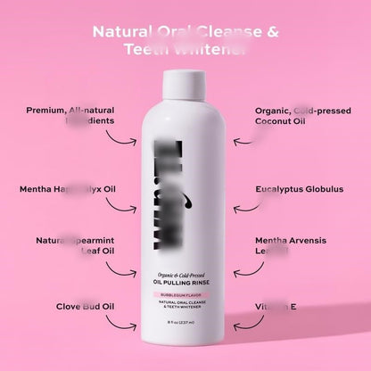 WHITIQ™ Bubblegum Oil-Pulling Rinse