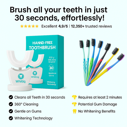 Hands Free SmartBrush™ |360° Auto-Clean
