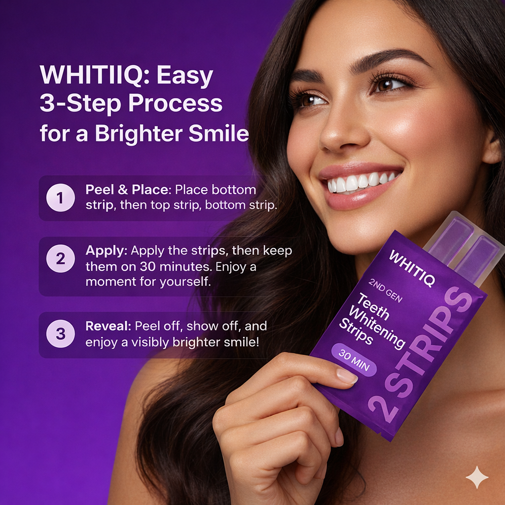 WHITIQ™ Color-Correct Whitening Strips