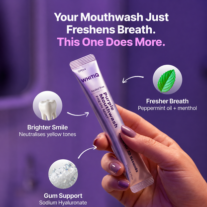 WHITIQ Mint Oral Care Mouthwash Strips