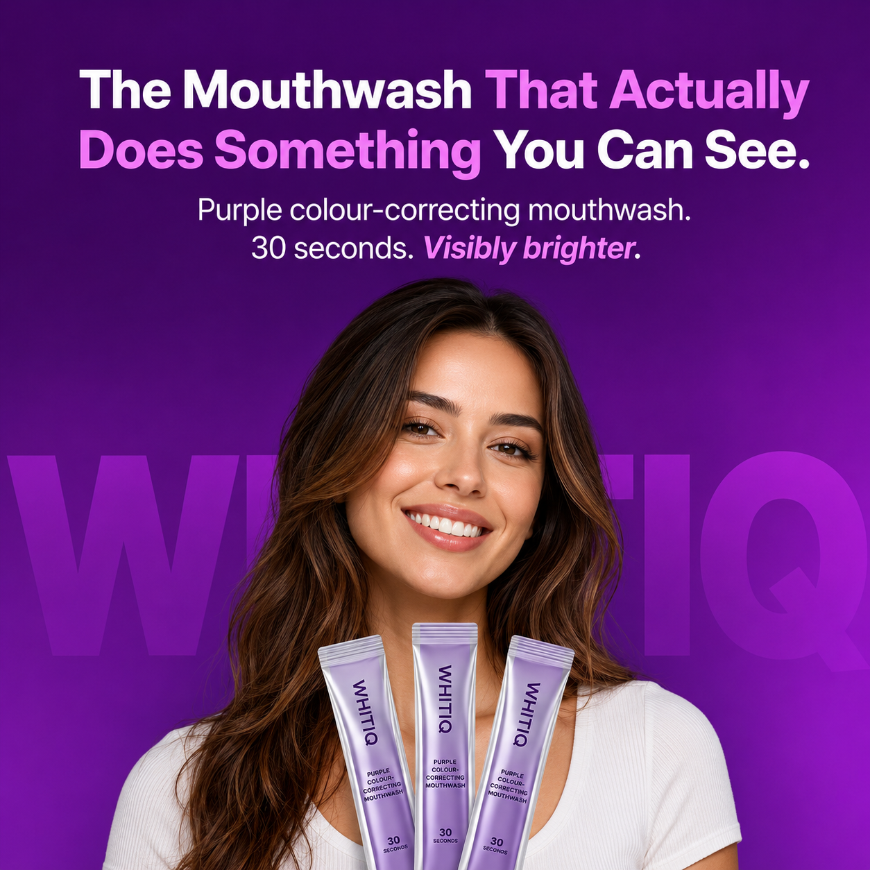 WHITIQ Mint Oral Care Mouthwash Strips