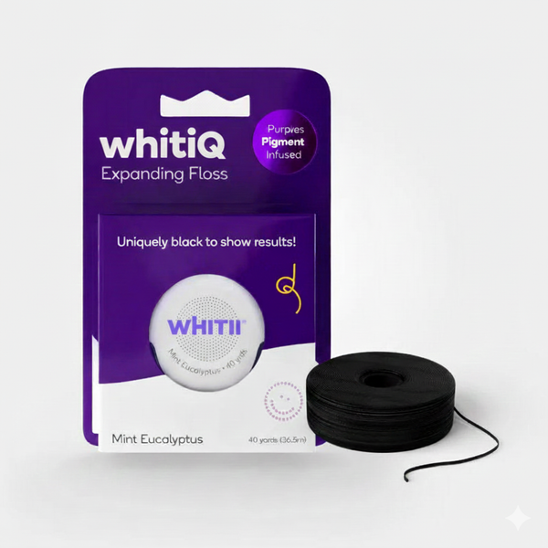 WHITIQ™ Expanding Charcoal Dental Floss