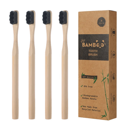 WHITIQ™ Bamboo Toothbrush 4-Pack